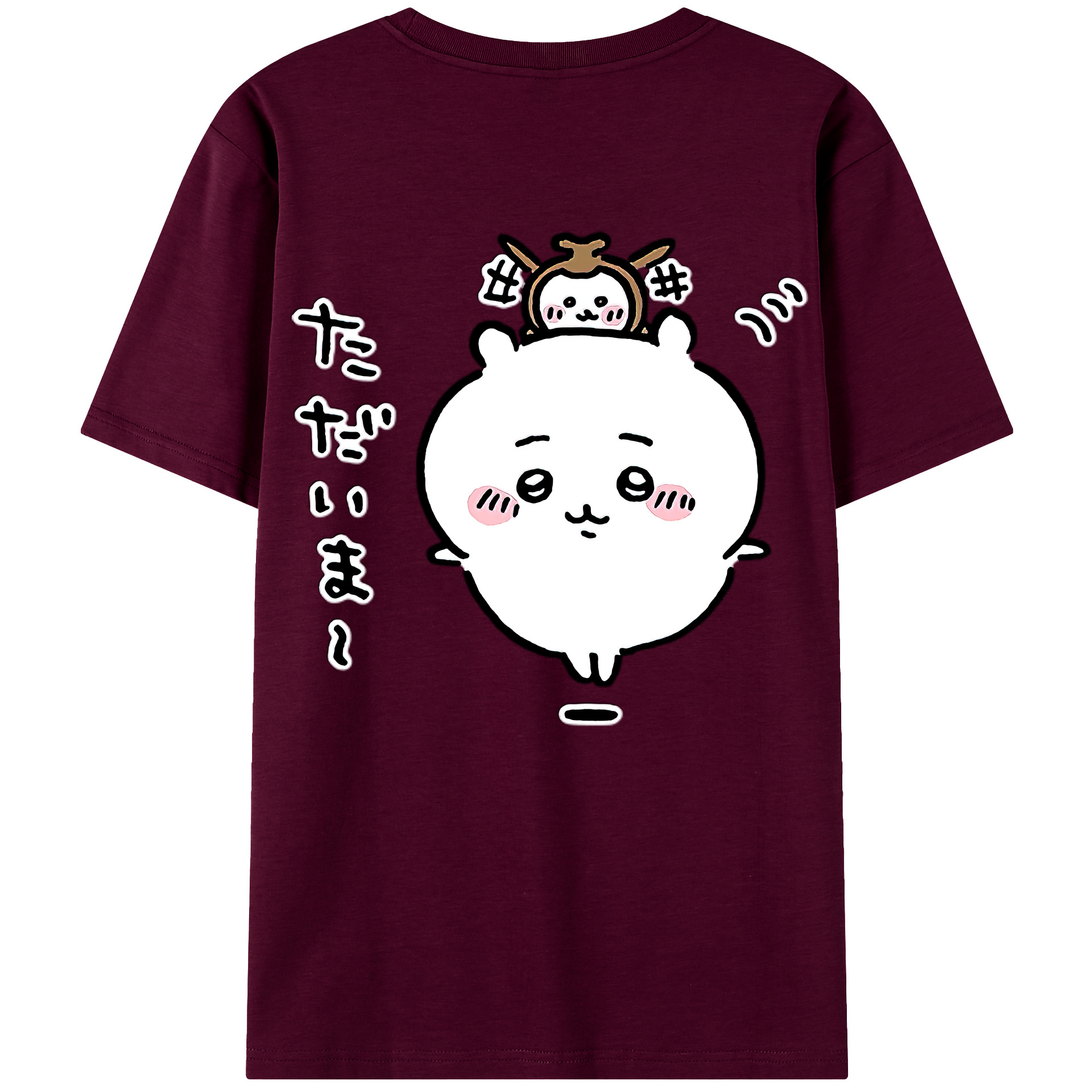 （画像用） ちいかわ ちいかわ Chii-kawa chiikawa レディース半袖Tシャツ(バックプリント)